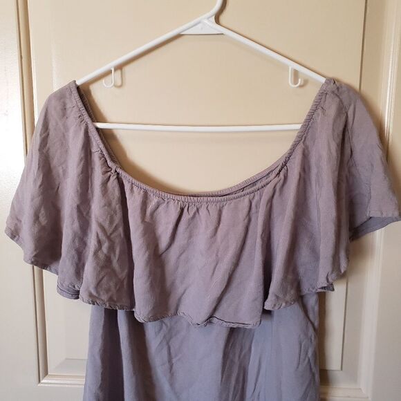 Tobi | Peasant Off The Shoulder Blouse - Picture 3 of 4